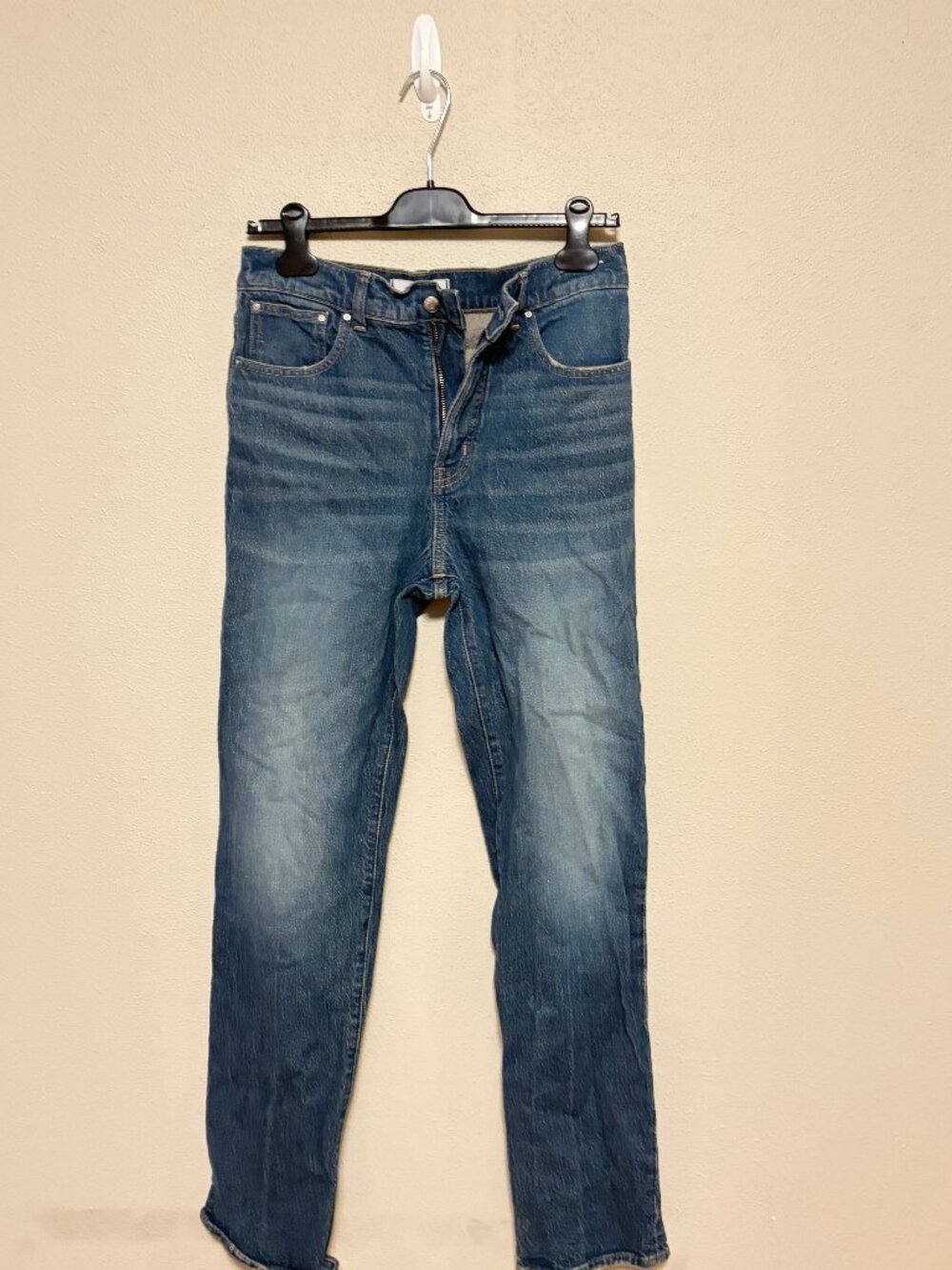 Madewell The Conway Straight Jeans Medium Wash Size 28 Tall